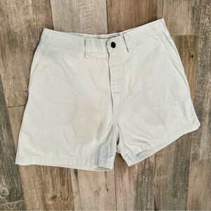 vtg 90 Wrangler High Waist Shorts Size 10 Khaki Beige Mom Wide Leg 100% Cotton